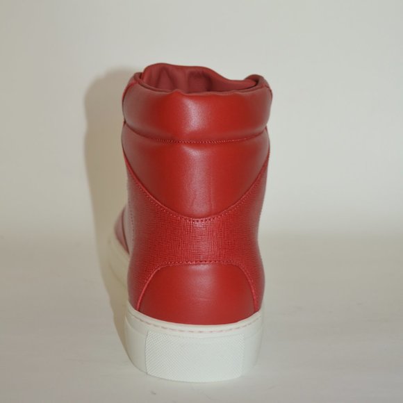 NWT AUTHENTIC BALENCIAGA MENS HITOP LEATHER SNEAKERS US 6 EU 39 - Picture 8 of 10